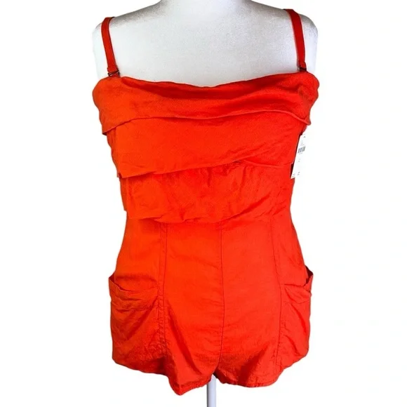 NWT Anthropologie Romper with Detachable Straps Size XL - Picture 4 of 14